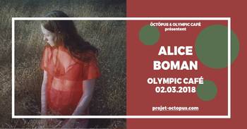 Alice Boman à l'Olympic le 02/03