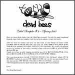 DEAD BEES RECORDS - Label Sampler #3